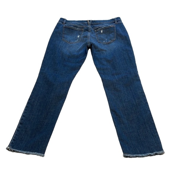 Else Denim Distressed Jeans - Dark Wash - Slim Boyfriend Fit - Size 31 - Picture 2 of 10